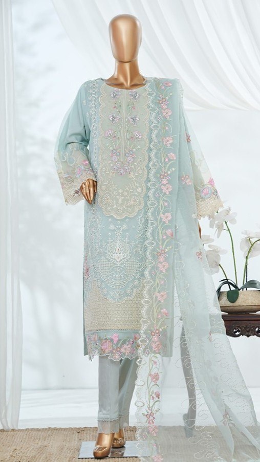Bin Saeed Luxury Vol-1 Embroidered Chiffon Collection (GPKS- A5-M)