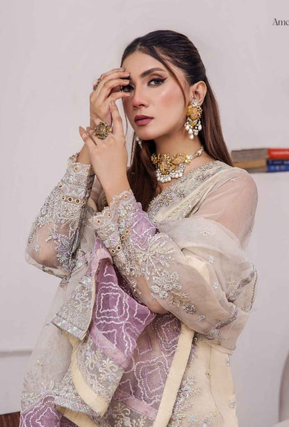 Gulshan By ZA Clothes Stitched Embroidered Organza Collection (GPKS 01-L)