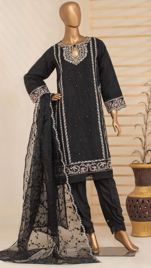 Bad E Saba By Sufiya Kashif Vol-04 Embroidered Organza Collection (GPKS 01-S/M)