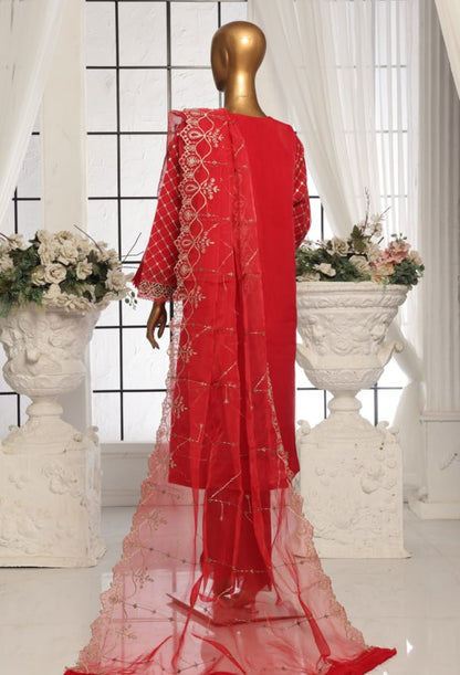 Bin Saeed Luxury Stitched Embroidered Organza Collection (GPKS 01-M)
