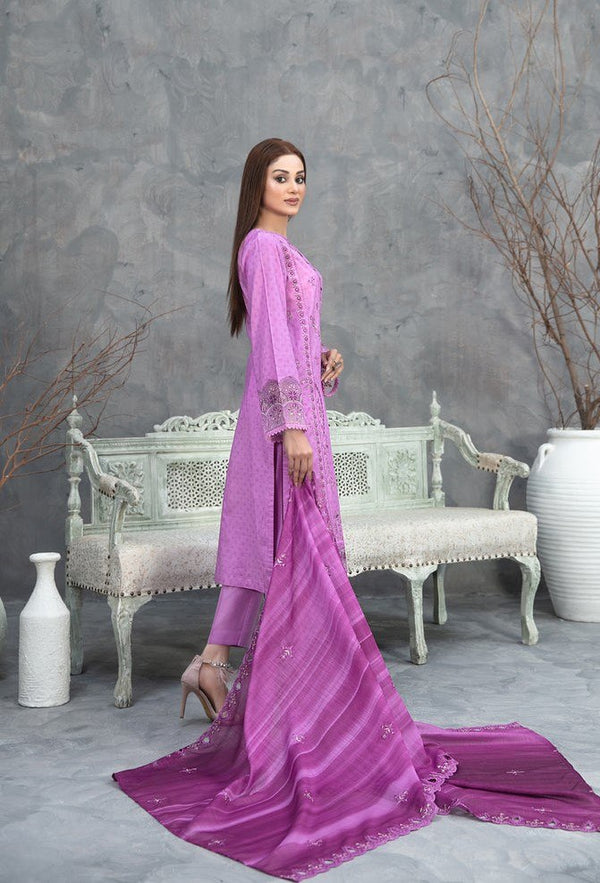 Hyza By Tawakkal Vol-02 Stitched Printed Embroidered Lawn Collection (GPKS D-2481-S) - alternate view