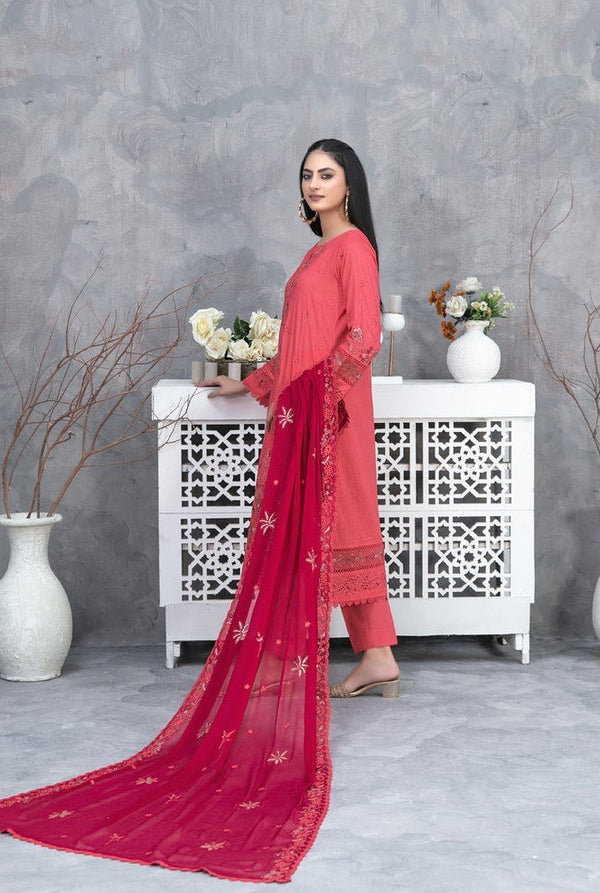 Hyza By Tawakkal Vol-02 Stitched Printed Embroidered Lawn Collection (GPKS D-2489-S) - alternate view