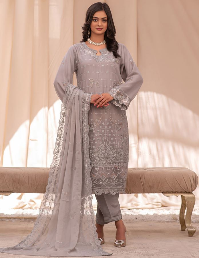 Mannat By Sufiya Kashif Chiffon Embroidered Collection (GPKS 02-S/M/L)