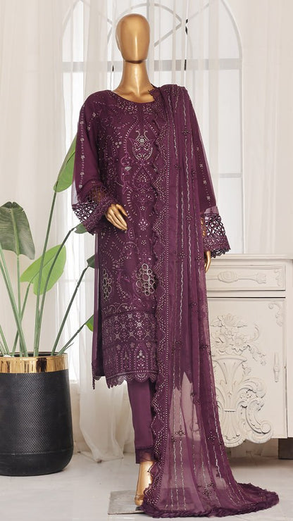 Bin Saeed Luxury Chikankari Embroidered Chiffon Collection (GPKS 02-M)