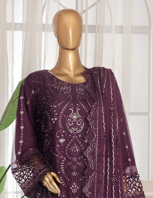 Bin Saeed Luxury Chikankari Embroidered Chiffon Collection (GPKS 02-M)