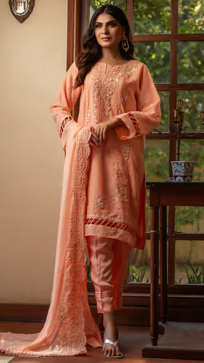 Noor Jahaan By Sufiya Kashif Festive Embroidered Chiffon Collection (GPKS 01-S/L)
