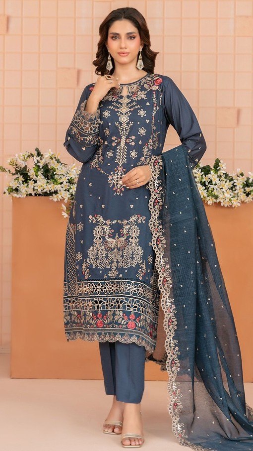 Sora By Tawakkal Embroidered Stitched Fancy Collection (GPK D-2045-S/XL)