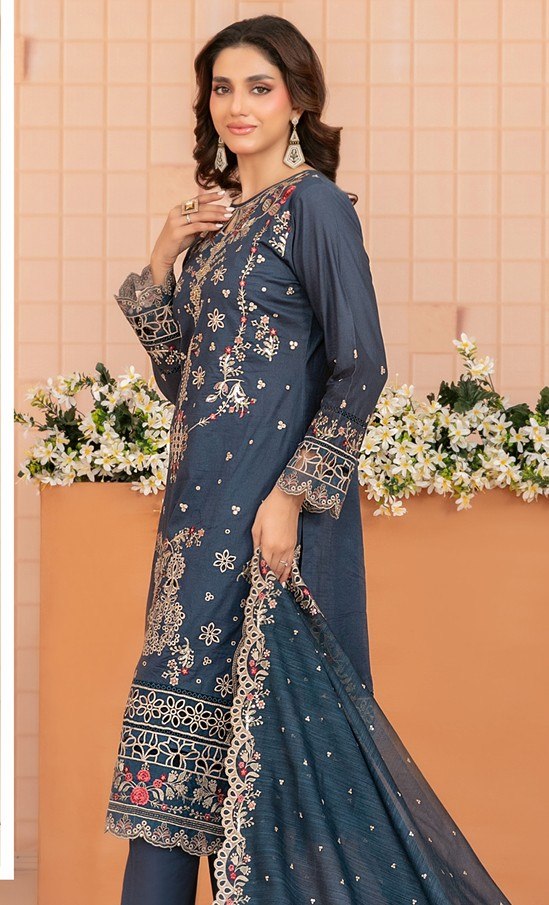 Sora By Tawakkal Embroidered Stitched Fancy Collection (GPK D-2045-S/XL) - alternate view