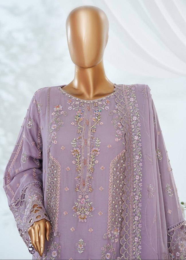 Bin Saeed Luxury Vol-1 Embroidered Chiffon Collection (GPKS- A2-S/M/L)