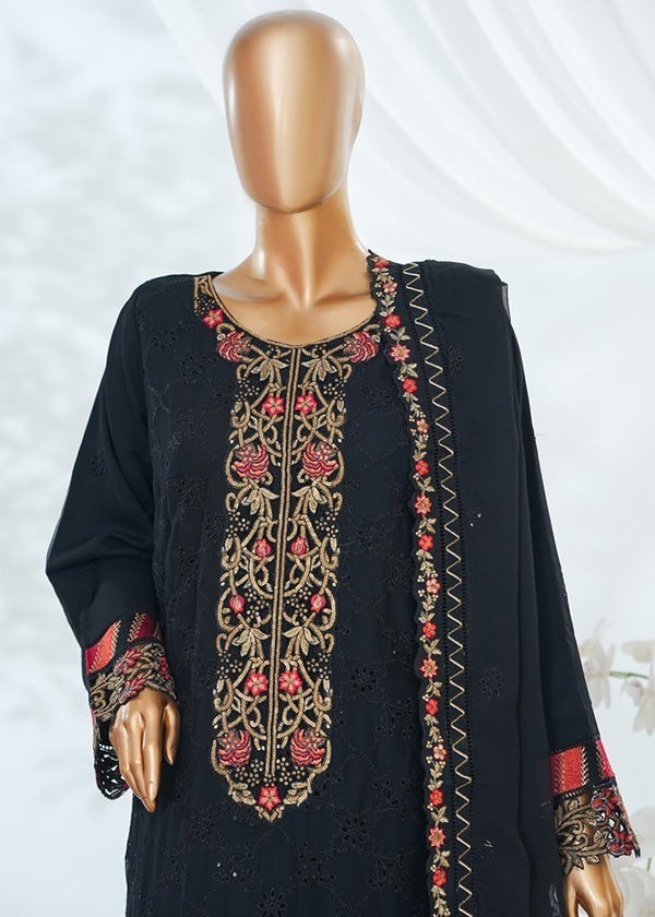 Bin Saeed Luxury Vol-1 Embroidered Chiffon Collection (GPKS- A6-S/M)