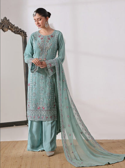 Amalya By Al Umer Stitched Luxury Embroidered Collection (GPKS-02-S)