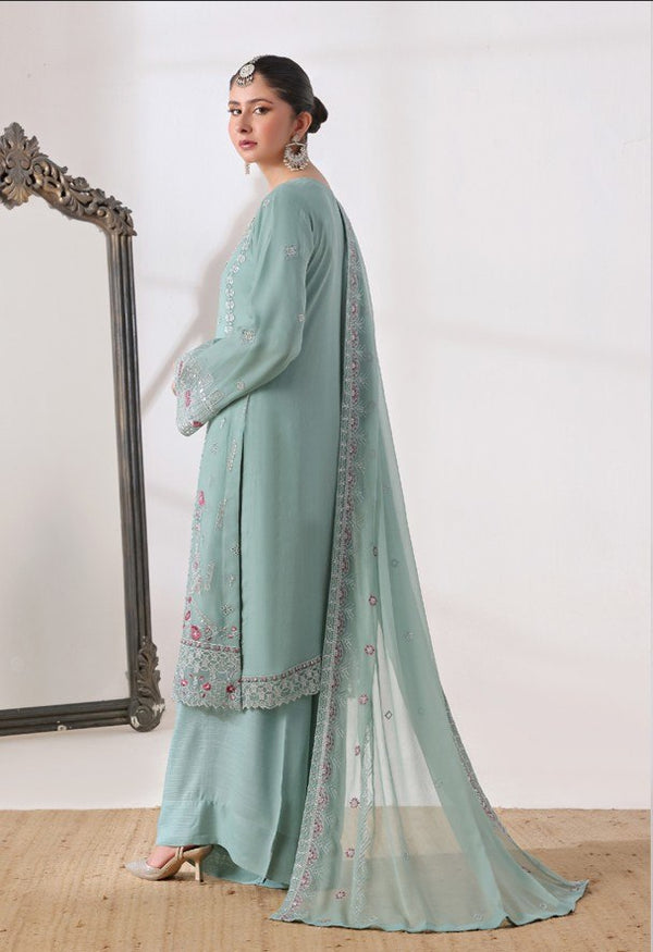Amalya By Al Umer Stitched Luxury Embroidered Collection (GPKS-02-S) - alternate view